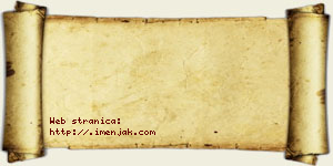 Nina Pajkić vizit kartica